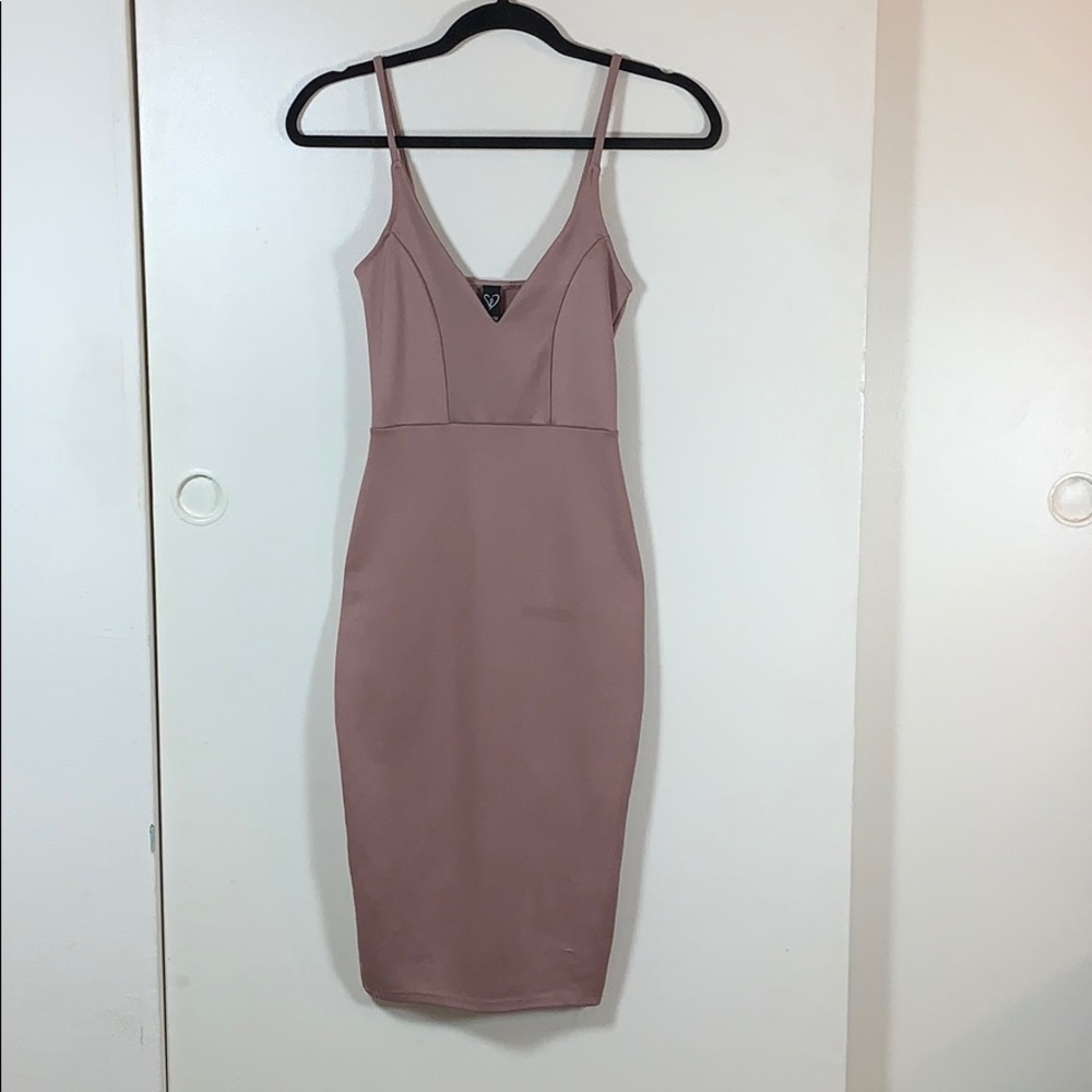 WINDSOR BODYCON PINK DRESS
